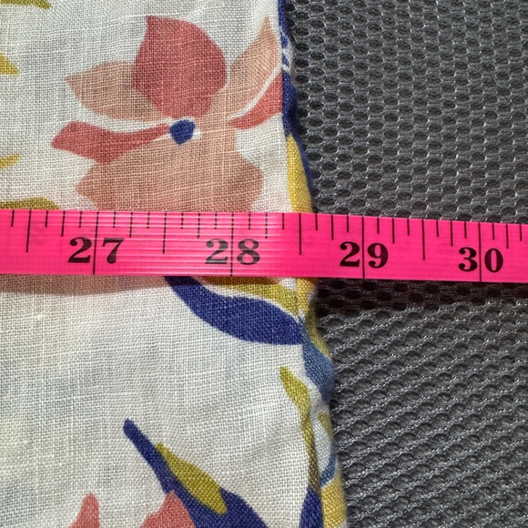 Lauren Ralph Lauren 100% Linen Relaxed Fit Floral Short Sleeve Shirt Size 3X - Picture 12 of 13